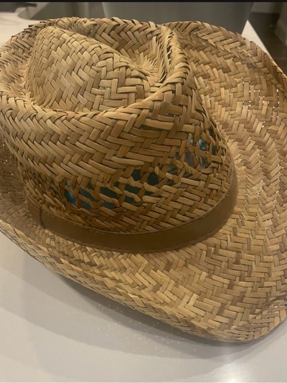 Dorfman Pacific Murray Rush Gambler Straw Sun Hat Medium